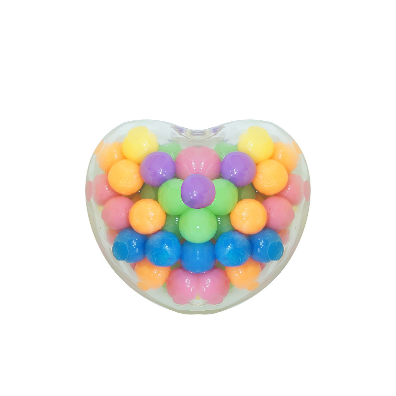 TPR Big Bead Heart-shaped Ball