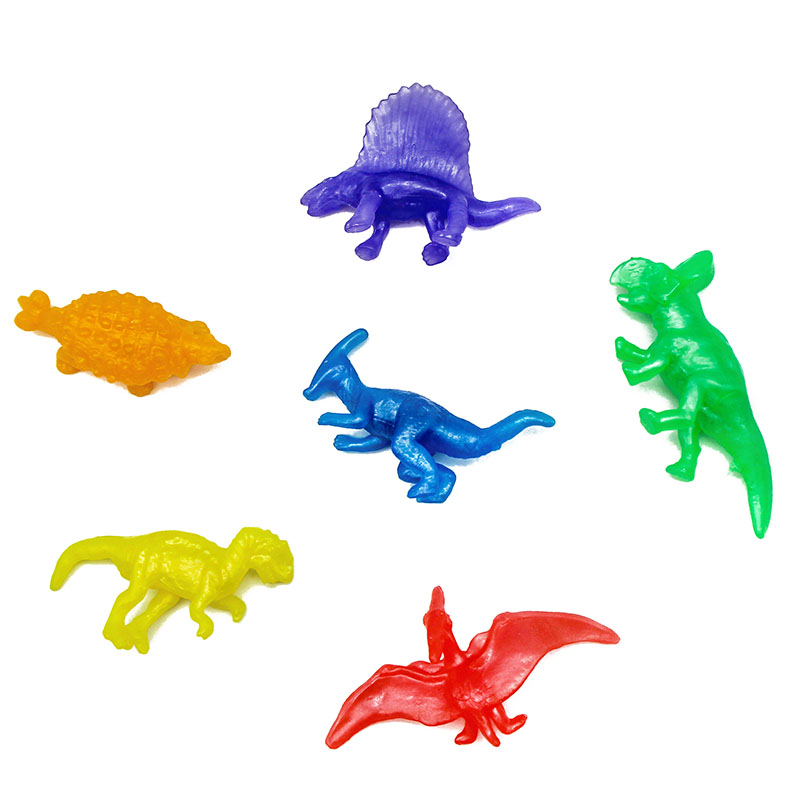 TPR Mini Colored Pearl Dinosaur Toys