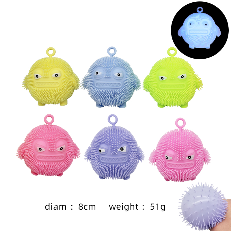 Glowing Hair Ball Light up Toys