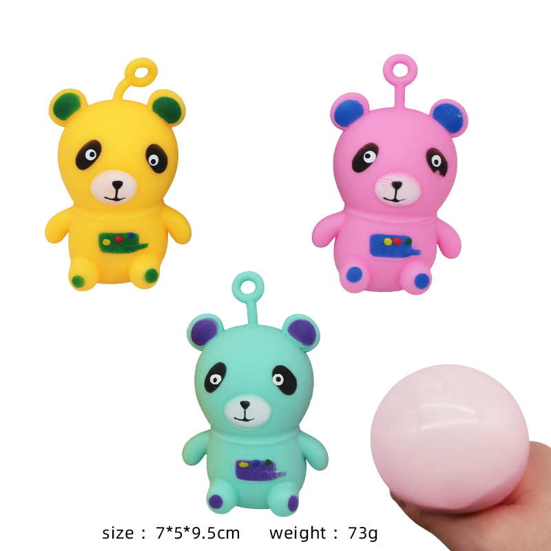 Squeezing Cute Relief Robot Bear Toys TPR