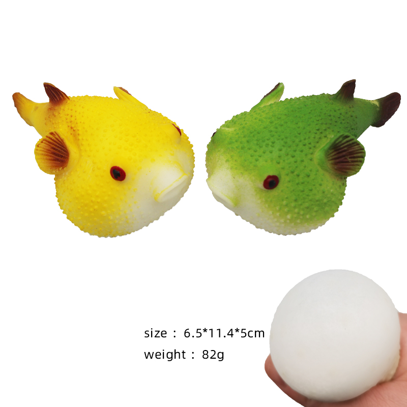 Squishy Cute Puffer Toys TPR