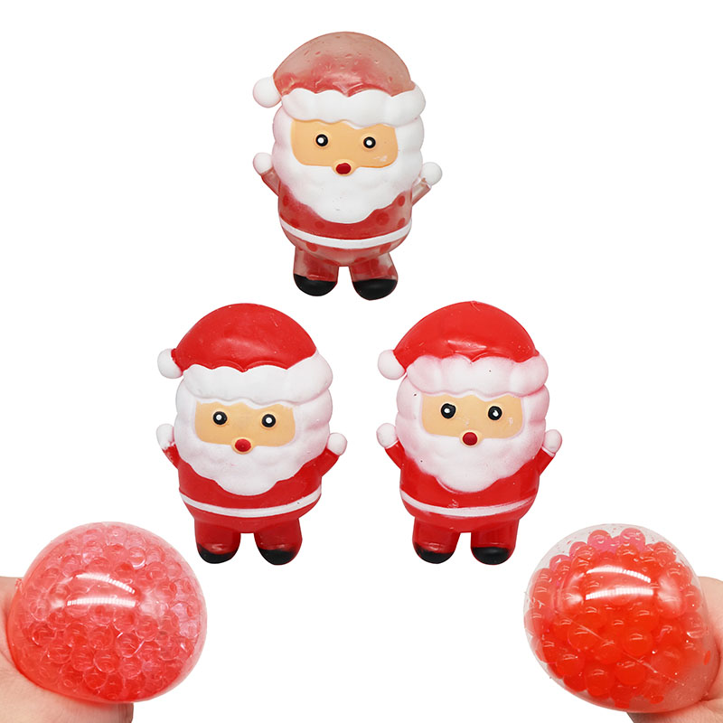 Squeezing Water bead Father Christmas Toys TPR