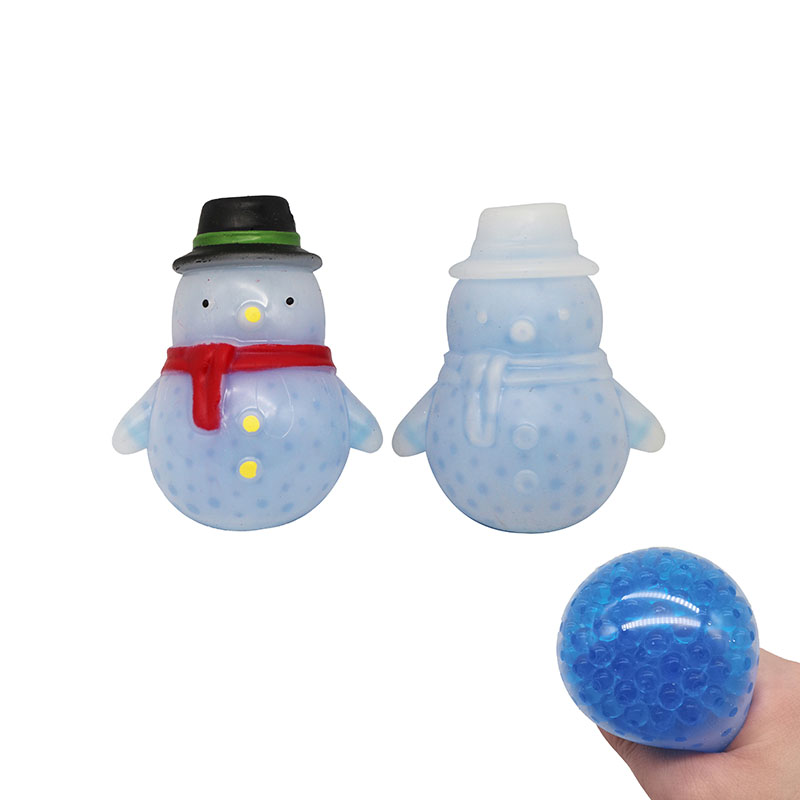 Squeeze Water bead snowman Toys TPR