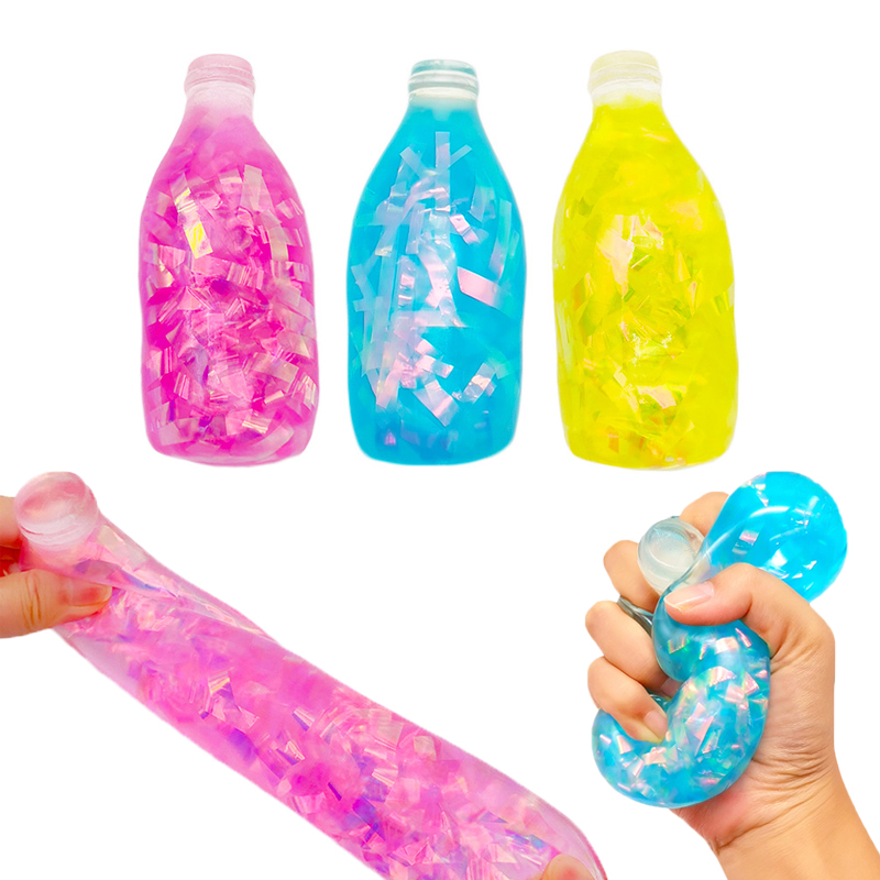 Colorful Bottled Squishy Toys TPR