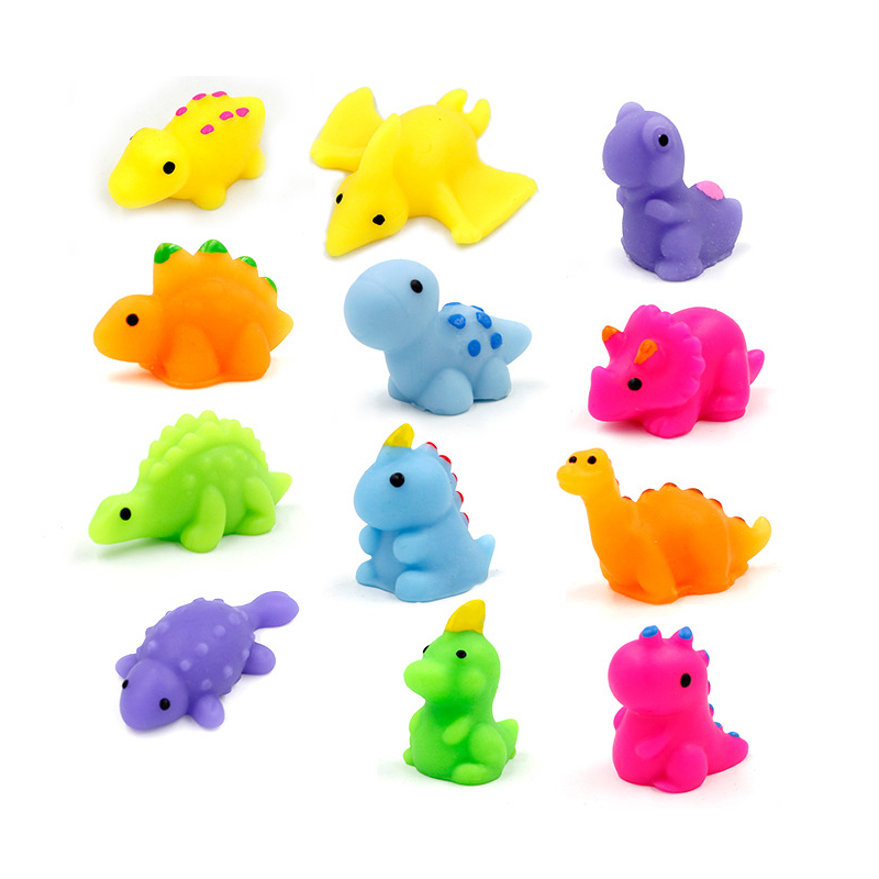 Mini Kawaii Animals Dinosaur Toys TPR