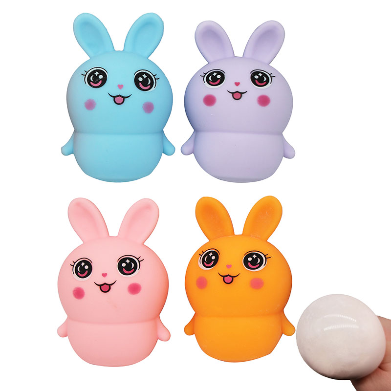 Four Color Squeeze Animal Toys Rabbit