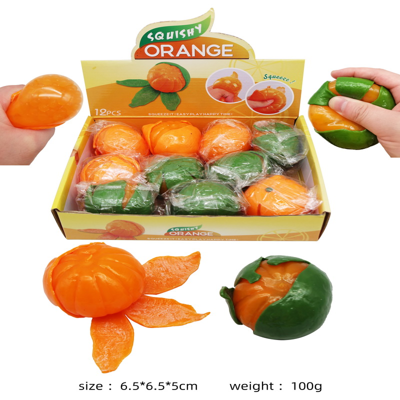 TPR Squishy Creative Peeling Orange