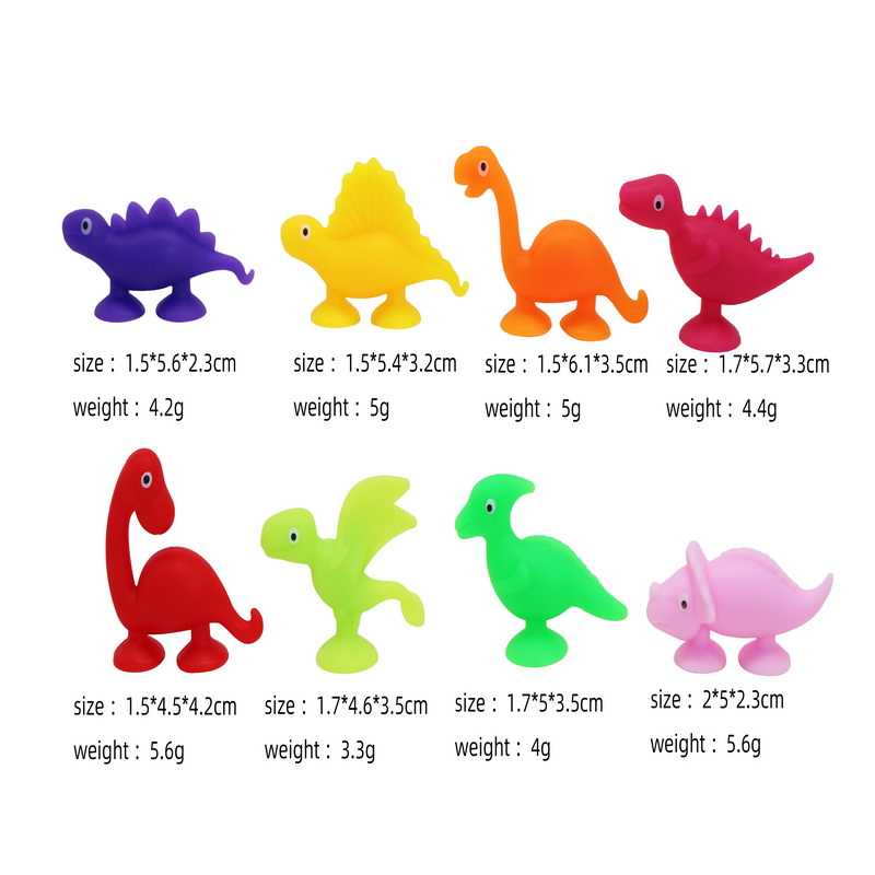 8 Different Colorful Dragons