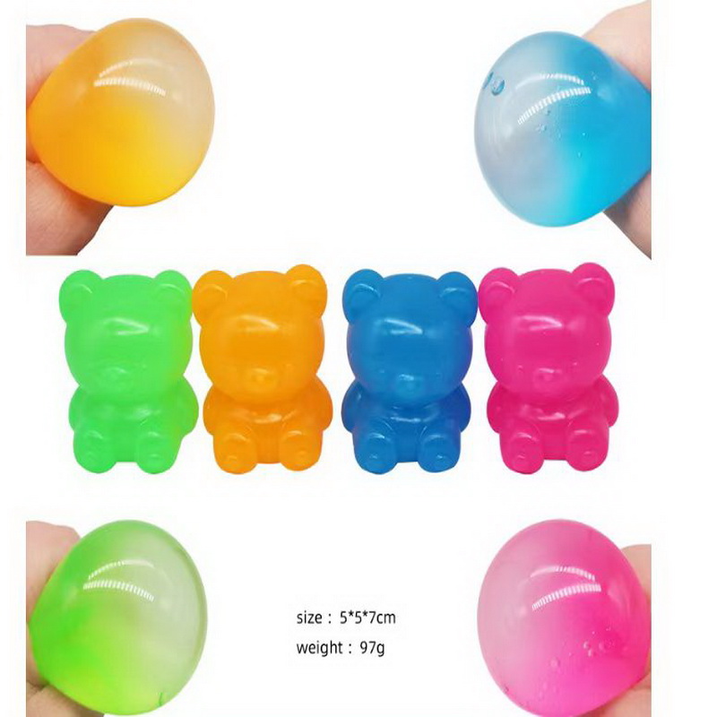 4 Colors Squeeze Bear