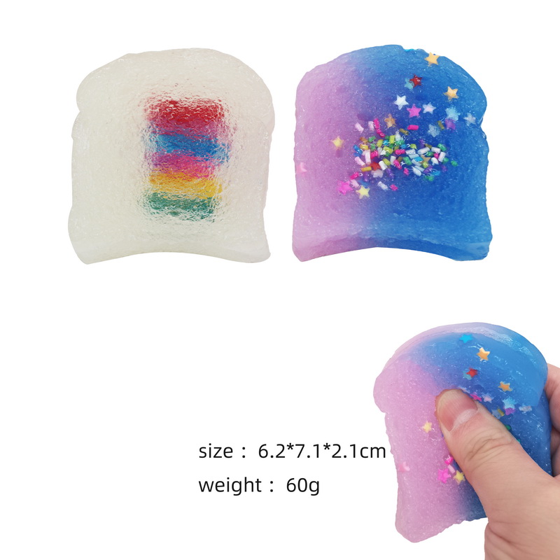 Squishy Colorful Bread