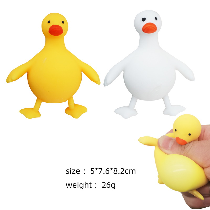 Squishy Yellow and White Duck 