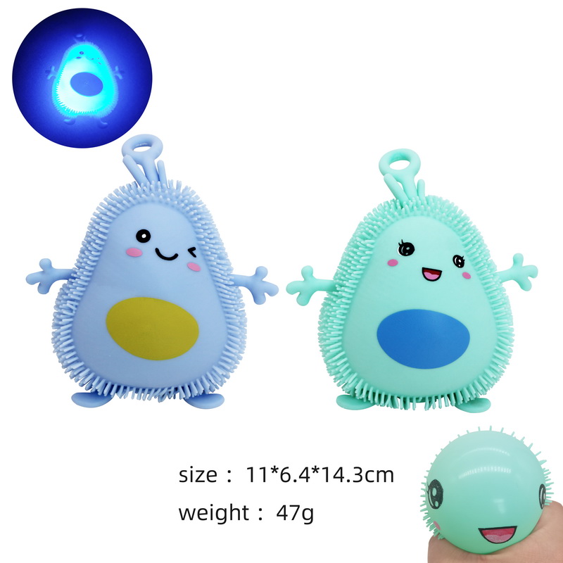 TPR Squishy Luminous Avocado