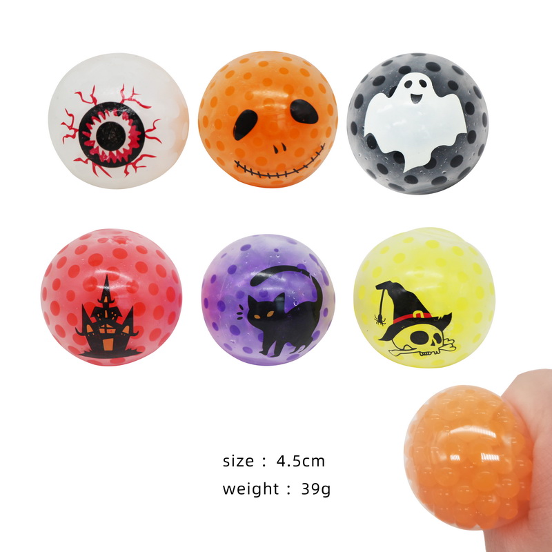 TPR Colored Halloween Water Bead Ball