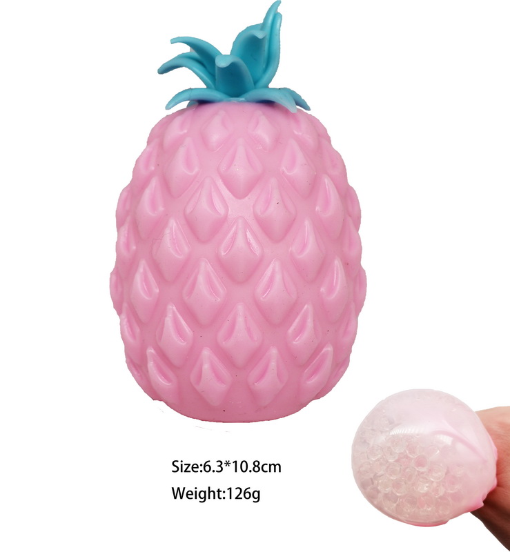 TPR Squishy Pink Pineapple